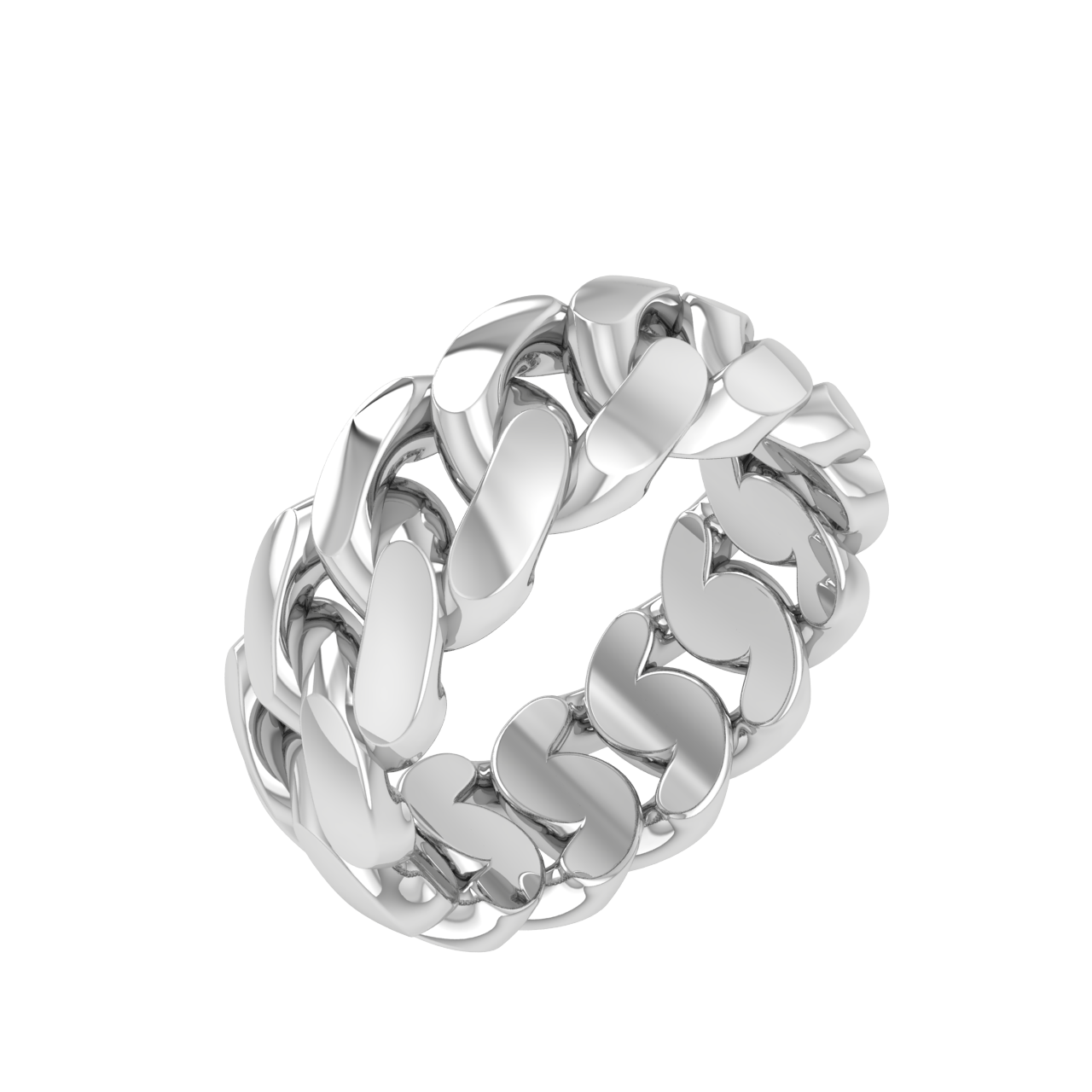 GOLD CUBAN  MEN'S RINGS